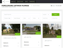 Tablet Screenshot of foreclosurelistingsflorida.com